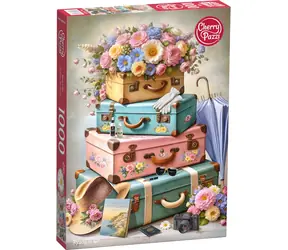 CHERRY PAZZI Puzzle Připraveni k odchodu! / 1000 dílků / 50 x 70 cm