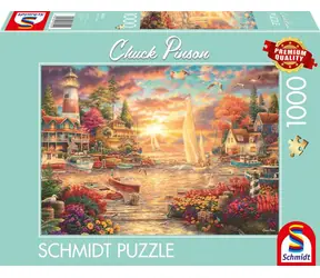 SCHMIDT Puzzle Ráno u jezera / 1000 dílků / 69,3 x 49,3 cm