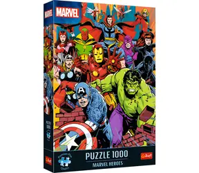 TREFL Puzzle Premium Plus Marvel: Hrdinové Marvelu / 1000 dílků / 68,3 x 48 cm