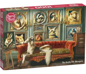 CHERRY PAZZI Puzzle Aristokratický zvěřinec / 1000 dílků / 70 x 50 cm