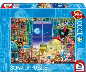 SCHMIDT Puzzle Až na měsíc / 1000 dílků / 69,3 x 49,3 cm