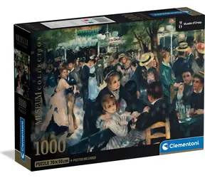 CLEMENTONI Puzzle Museum Collection: Bál v Moulin de la Galette / 1000 dílků / 70 x 50 cm / od 14 let