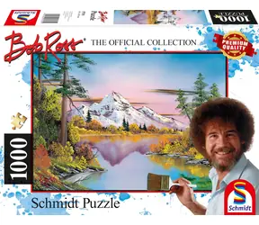 SCHMIDT Puzzle Bob Ross: Odrazy / 1000 dílků / 69,3 x 49,3 cm