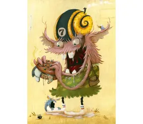 HEYE Puzzle Zozoville: Nezdravé jídlo / 1000 dílků / 50 x 70 cm