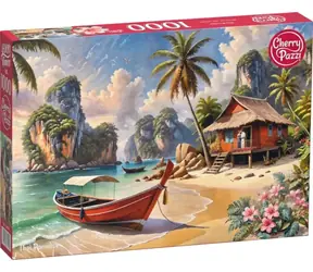 CHERRY PAZZI Puzzle Thajský ráj / 1000 dílků / 70 x 50 cm