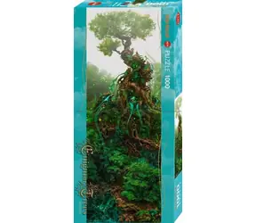 HEYE Vertikální puzzle Enigma Trees: Kyanidový strom / 1000 dílků