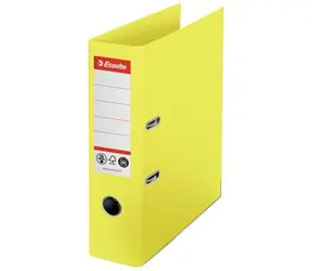 Esselte No.1 CO2 neutrální žlutá / Pákový pořadač / A4 / 75 mm / karton
