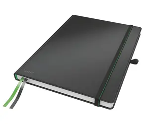 LEITZ Zápisník Complete černá / A4 / Čtverečkovaný / 96 g/m2