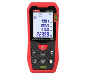 UNI-T LM120A / Laserový měřič vzdálenosti / do 120 m / m/ft/in