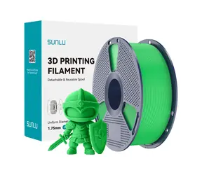 Sunlu PLA+ zelená / Struna pro 3D tiskárnu / PLA+ / 1.75mm / 1kg