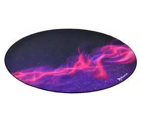 Arozzi ZONA Round Floor Pad Purple Galaxy / Ochranná podložka na podlahu / kulatá / design Purple Galaxy