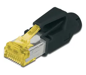 Digitus Hirose TM31 / RJ45 konektor / Cat6A / stíněný / 8P8C / na kulatý kabel / s krytkou