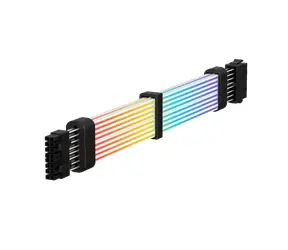 Gamemax 2x8PIN-B černá / Prodlužovací kabel / VGA/CPU napájení / 2x 8-pin