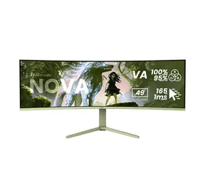 49" Arozzi Nova Forest Green / Monitor / VA / 5120x1440 / 32:9 / 165Hz / 1ms / HDMI 2.1 + DP 1.4 / USB-C
