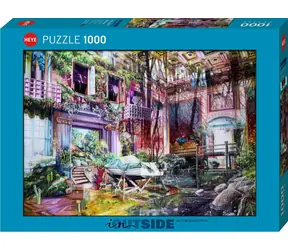 HEYE Puzzle In,Outside: Útěk / 1000 dílků / 70 x 50 cm