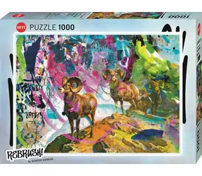 HEYE Puzzle Rebrush! Velké rohy / 1000 dílků