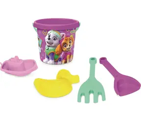 WADER Sada na písek Tlapková patrola růžová / Sada na písek / 5 dílů / Plast