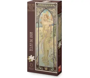 DINO Puzzle Alfons Mucha – Záře dne / Panoramatické / 75 dílků / 29,7 x 10,5 cm