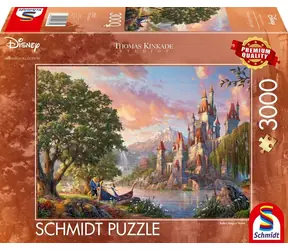 SCHMIDT Puzzle Kráska a zvíře: Kouzelný svět Belle / 3000 dílků / od 12 let