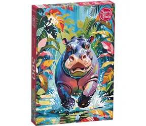 CHERRY PAZZI Puzzle Šťastný hroch / 500 dílků