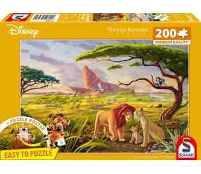 SCHMIDT Puzzle Lví král: Nezapomeň, kdo jsi / 200 dílků / 43,2 x 29,1 cm