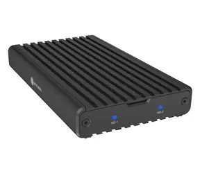 Icy Box Externí pouzdro pro 2x SSD / Externí pouzdro / 2,5" SATA / USB 3.2 Gen 2x2 Type-C