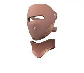 Garett Beauty Skin Ritual Face&Neck hnědá / LED maska na obličej a krk / 4 typy světla / IPX6 / 2000 mAh