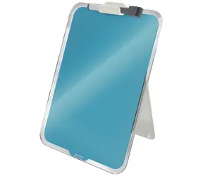 Leitz Cosy Skleněná tabulka na poznámky klidná modrá / Stolní tabulka / A4 / tvrzené sklo