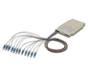 Digitus FO sestřihová kazeta 12x LC (APC) / Optická spojovací kazeta / Singlemode OS2 09/125 µm / LSZH