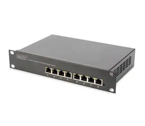 Digitus / Switch / 8 portů / 10/100/1000 Mbps / 10" / neřízený