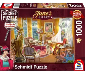 SCHMIDT Secret puzzle June's Journey: Salon orchidejového panství / 1000 dílků / od 12 let