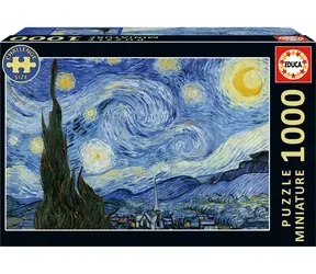EDUCA Miniaturní puzzle Hvězdná noc / 1000 dílků / rozměr 46 x 30 cm