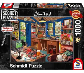 SCHMIDT Puzzle Secret Tátova dílna / 1000 dílků / 15 skrytých detailů