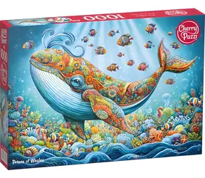CHERRY PAZZI Puzzle Velrybí princ / 1000 dílků / 50 x 70 cm