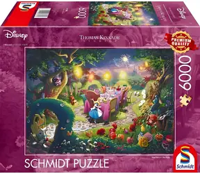 SCHMIDT Puzzle Alenka v říši divů: Čajový dýchánek šíleného kloboučníka / 6000 dílků