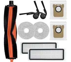 T6 Power sada příslušenství pro Xiaomi Robot Vacuum 5C/Mop 5C / Kartáče, HEPA filtry, mopy, sáčky