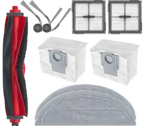 T6 Power Sada příslušenství pro Roborock Q10 S5/S5+/V/V+/VF/VF+ / Sada příslušenství / kartáče, filtry, mopy, sáčky