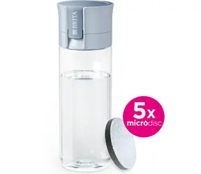 Brita Fill & Go Vital pastelová modrá / Filtrační láhev na vodu / 5x MicroDisc