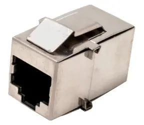 XtendLan Keystone modul RJ45 stříbrná / Keystone modul / CAT6 / STP / beznástrojová instalace