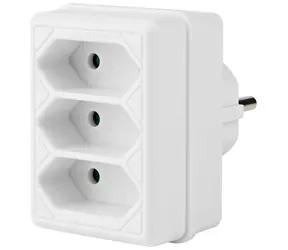 Nedis síťový rozbočovač 3x zásuvka typu C bílý / Rozbočovač / 250 V AC / 1700 W