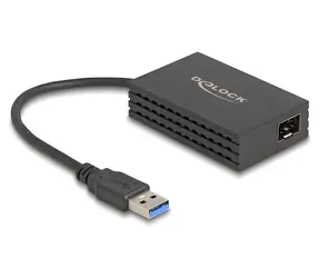 Delock Adaptér USB 3.0 na SFP černá / Síťová karta / Gigabit LAN / 1x SFP port