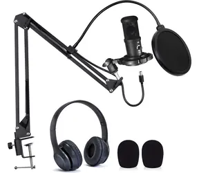 EasyPix MyStudio Podcast Kit / Mikrofon / podcastová sada se sluchátky