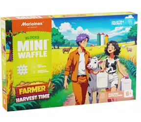 MARIOINEX Stavebnice Waffle Farmer Sklizeň / 102 dílků