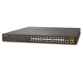 Planet GS-4210-24T2S / Switch / L2 / 24x 1Gb RJ-45 / 2x 1Gb SFP / QoS / Fanless