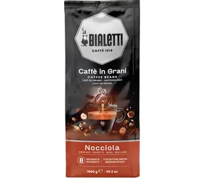 Bialetti Esperto Grani Nocciola 1 kg / Zrnková káva / Espresso / Příchuť lískový oříšek