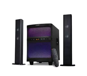 Fenda F&D T-200X černá / Reproduktory / 2.1 / 70W / BT4.0 / FM rádio / USB přehrávání / dálkové ovládání