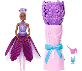 MATTEL Panenka Barbie Petal Pop JMF58 Fialová sedmikráska / 3-12 let / plast