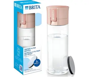 Brita Fill & Go Vital broskvová / Filtrační láhev na vodu / 0,6 l / 2x MicroDisc filtr