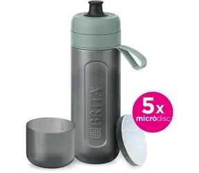 Brita Fill & Go Active pastelová zelená / Filtrační láhev na vodu / 5x filtr