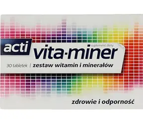 Aflofarm Vita-miner Zdraví a odolnost / Doplněk stravy / 30 dražé